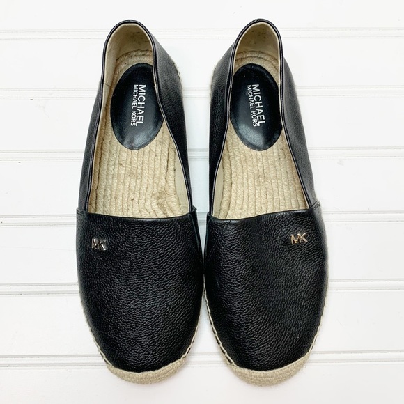Michael Kors black leather espadrilles EUC 6.5 - Picture 9 of 9
